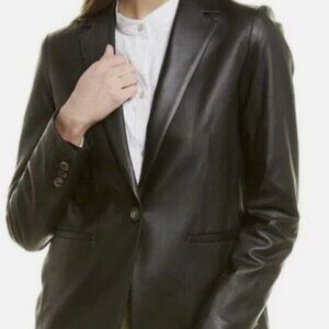 Vince leather blazer